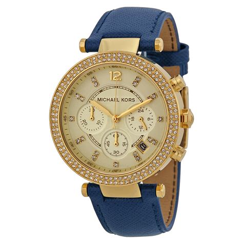 michael kors parker chronograph mk2280|parker chronograph gold tone.